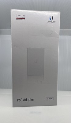 Ubiquiti POE-24-24W-5P | New Condition - Open Box | 5-Pack | POE Adapter