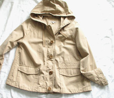 VTG GAP Women s Utility Hooded Jacket Size Zip-up Tan/Camel Made in Indonesia XL