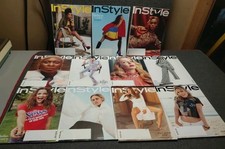 Lot Of 11 InStyle 2020 2021 Magazines Zendaya Jennifer Lopez Aniston Hudson King