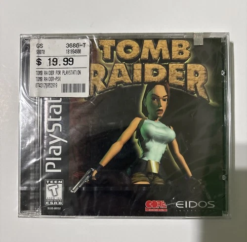 Tomb Raider Greatest Hits PS1 Brand New, Sealed Unopened.