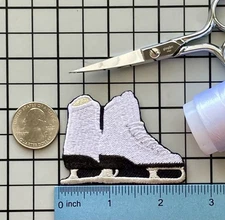 Ice Skate Patch Iron-on Badge