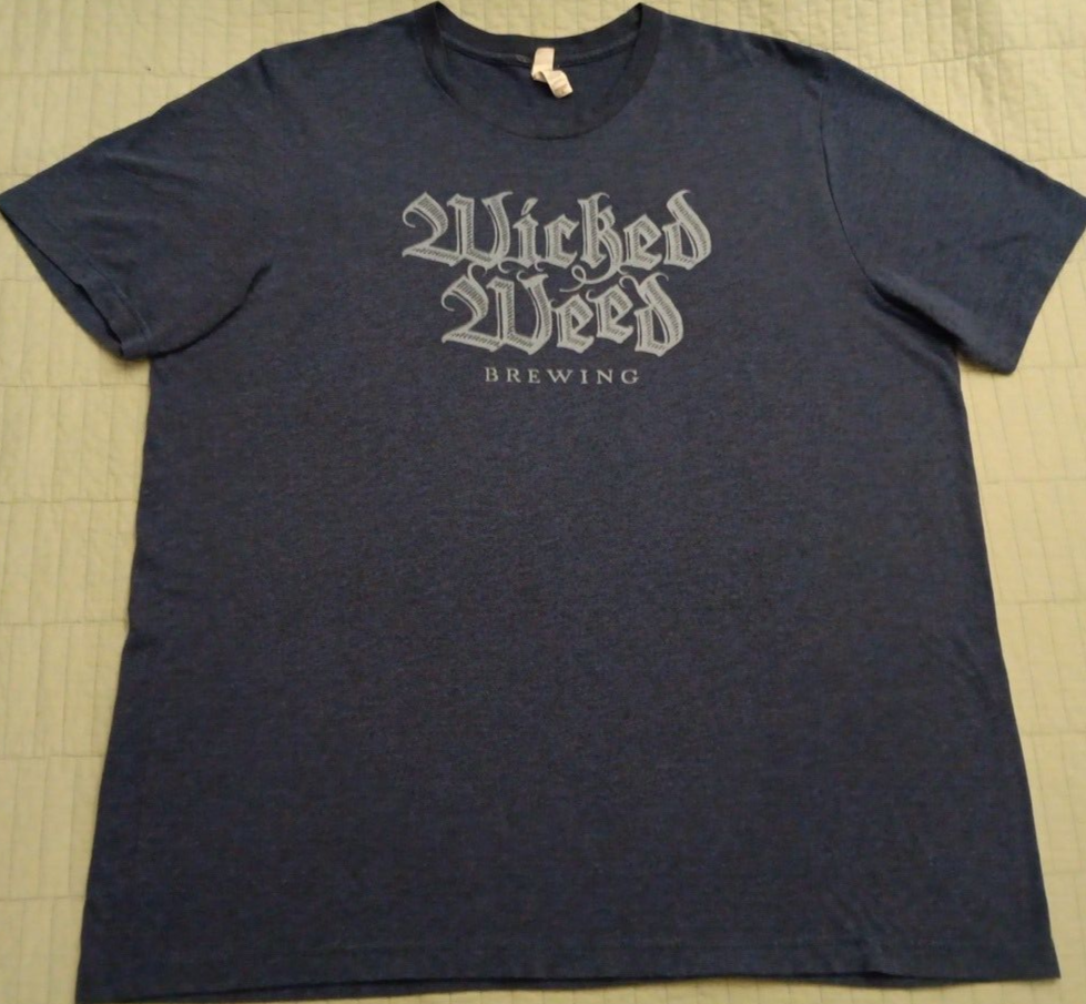 Unisex XL Wicked Weed Brewing Co Graphic Spellout Beer Collection