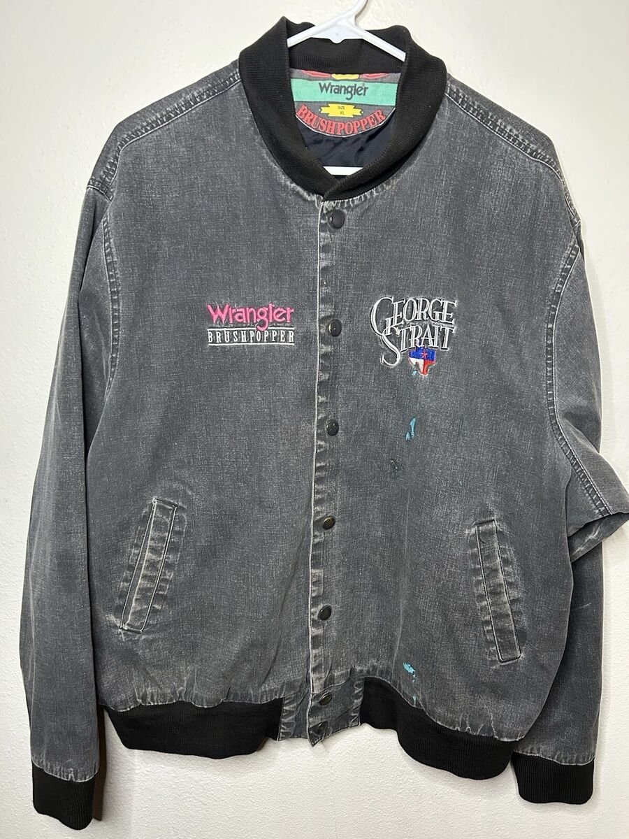 Vintage Wrangler BrushPopper George Straight Tour Country Vintage Wrangler BrushPopper George Straight Tour Country