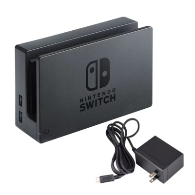 #ad FOR Nintendo Switch Console Screen TV Dock Station With AC Adapter HAC 007 $37.99
