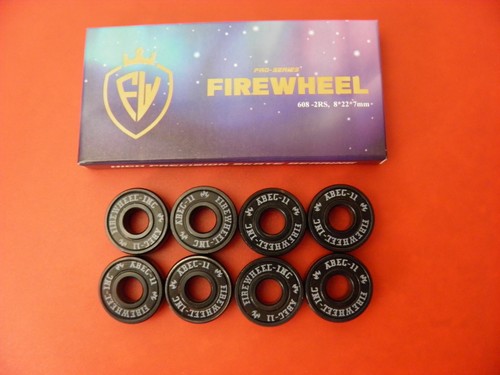 8 x FIREWHEEL-INC ABEC 11 SCOOTER BEARINGS *NEW* BLACK SHIELDS - Picture 7 of 24