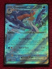 Pokemon TCG Scarlet & Violet Promos QUAQUAVAL EX 35 Holo Rare