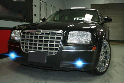 For Chrysler 300 300C 2005-2009 - 2PC 8000K Ice Blue LED Fog Light Bulbs Kit - Picture 12 of 12