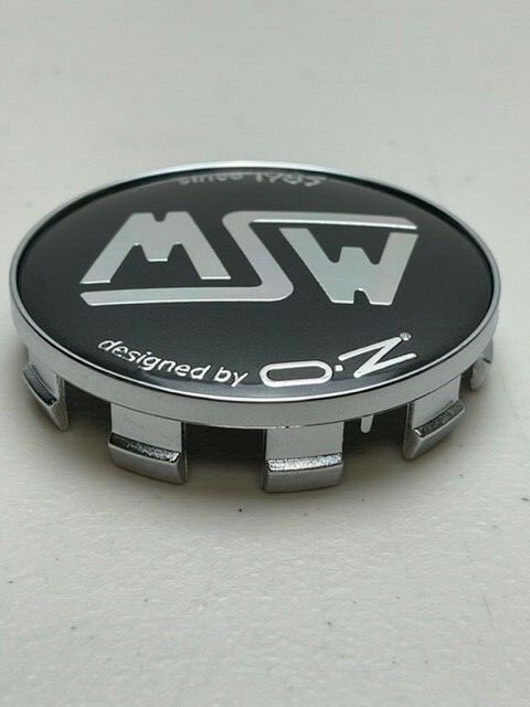 MSW By OZ Since 1985 Gray Snap In Wheel Center Cap XC512BW-1 | eBay
