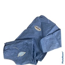 Kimberly-Clark 45024 Kleenguard A60 Denim Blue Coveralls,XL, Hooded - 6/pk