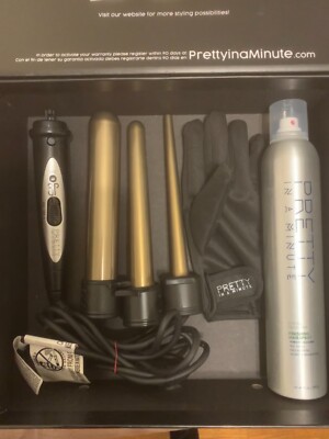 Pretty in a minute 3 in 1 professional hair wand curler  display picture 2