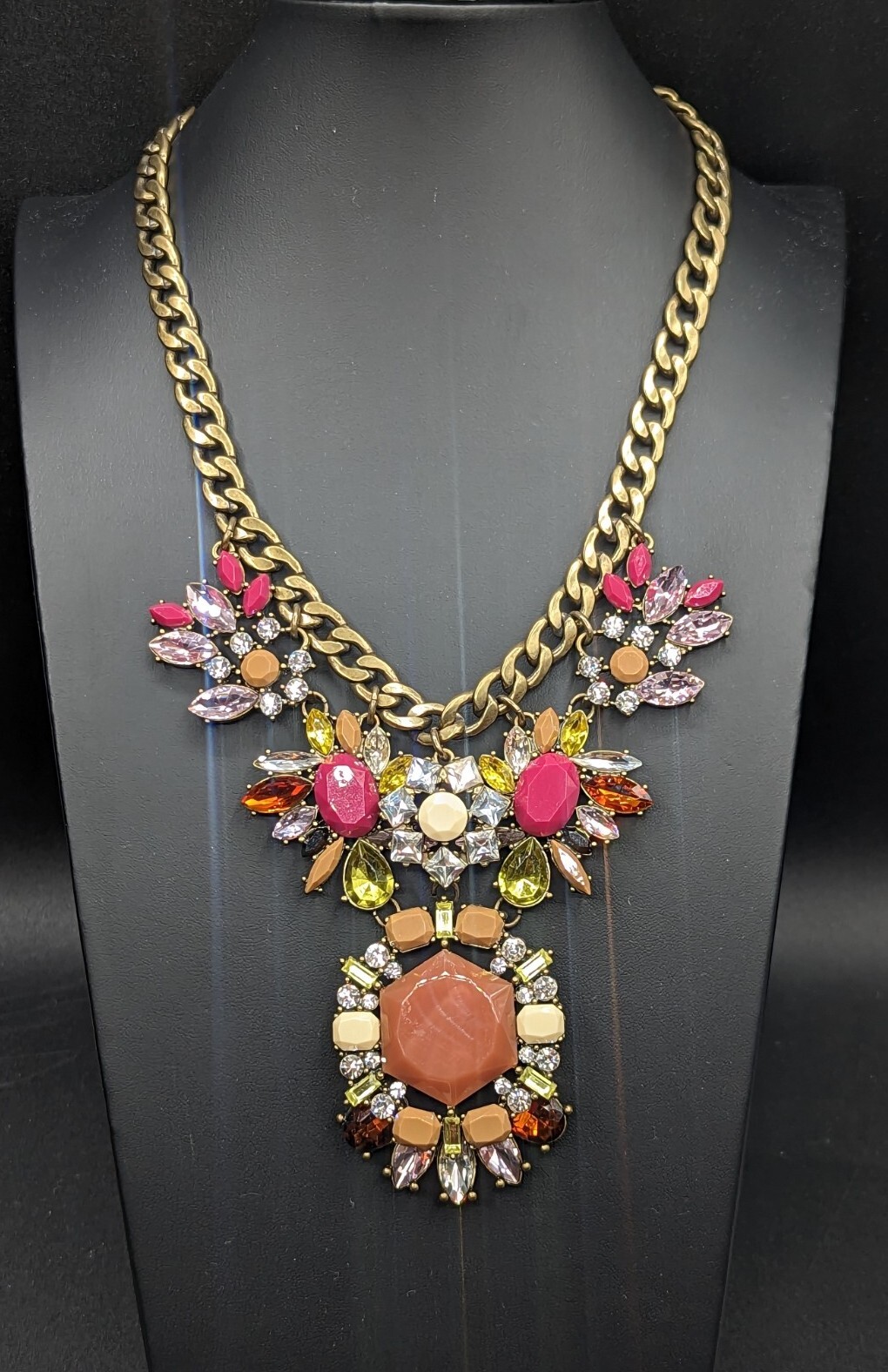 Joan Rivers Multicolor Large Statement Chunky Rhi… - image 5