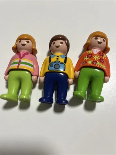 Vintage 1990 PLAYMOBIL 1-2-3 Chunky Style Toddler People Lot