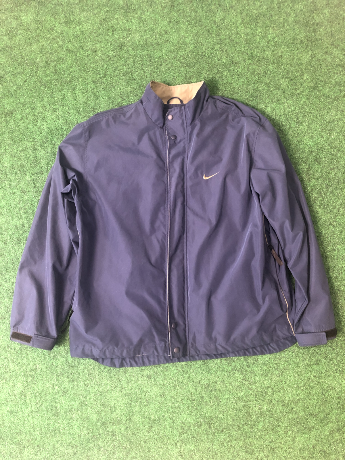 SACAI X NIKE Giacca Nike Uomo L Blu Storm Fit Impermeabile Golf Giacca a Vento Activewear