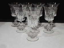 SET OF 8 - Gorham de'Medici 7" WATER Goblets Glasses