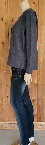 Style & Co. - Printed Key Long Sleeve Pullover Sweatshirt - GIRLS - L - Gray - Picture 5 of 12