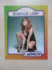 Amanda Lear Autogramm signed 15x19 cm Karte