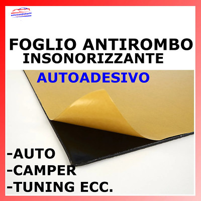 ANTI-ROMBO SHEET TAR ADHESIVE BITUMINOUS SOUNDPROOF PANEL 31.001