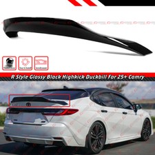 For 2025-2026 Toyota Camry Le Se Xse R Style Glossy Black Highkick Trunk Spoiler