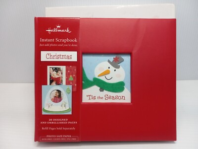 Hallmark Christmas Instant Scrapbook ‘Tis the Season 20 Designed Pages