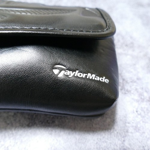 Taylormade Embossed Flower Ball Pouch Black Color Japanese Version - Picture 5 of 13