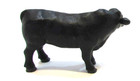 Vintage 1990's Terra by Battat Black Angus Bull Toy Farm Animal 3x5 Model Cow — photo 3