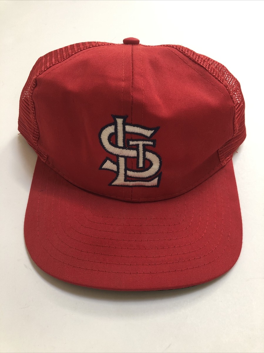 Vintage 90s St Louis Cardinals Snapback Hat Mesh Trucker