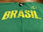 “BRAZIL / BRASIL” Club World International Soccer Futbol T-Shirt Size Adult 2XL — photo 1