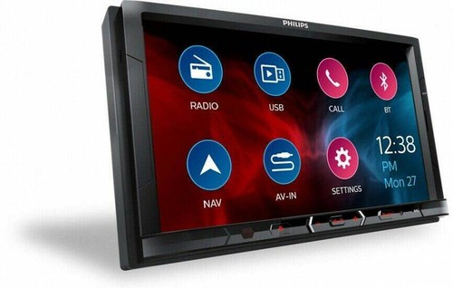 Philips Autoradio Navigation Bluetooth für Fiat Ducato Facelift ab 2014 schwarz - Bild 5 von 6