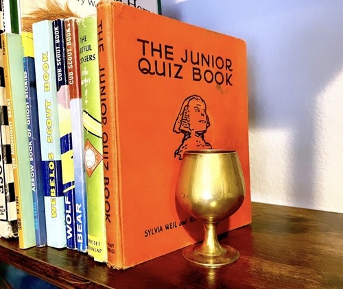 Vintage Brass EPNS Goblet 4oz | Antique Decor, Library Staging, Antique Snifters - Picture 6 of 6