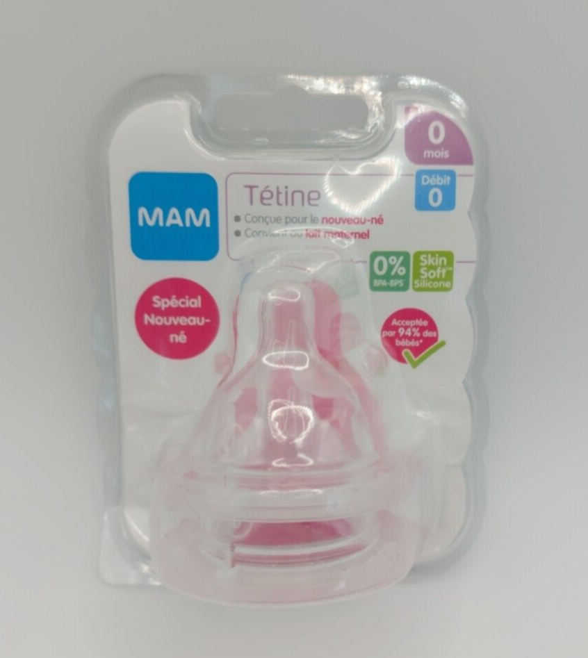 MAM Teat Flow 0 Silicone Set of 2 B53