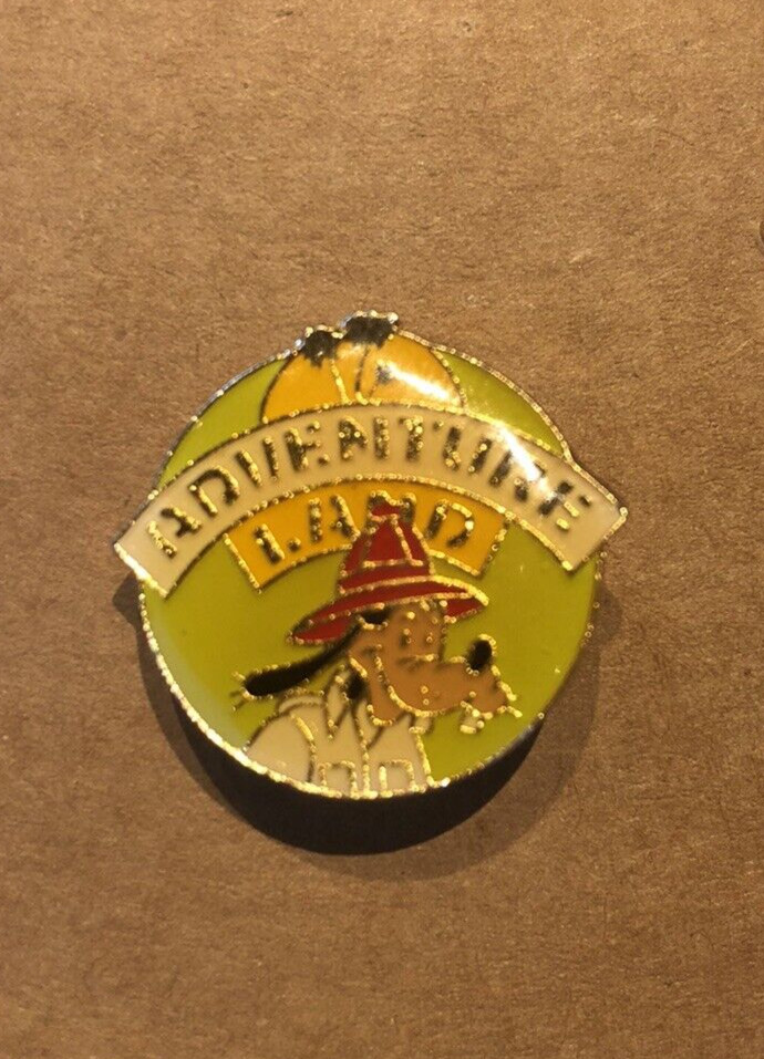 Vintage Disney Adventure Land Goofy Enamel Pin - c1980s