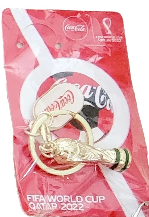 Coca-Cola FIFA World Cup Qatar 2022 Trophy Keychain Solid