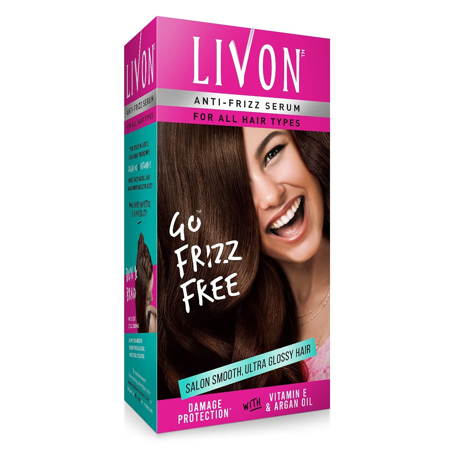 Livon Argan Oil Hair Serum For Women All Hair Types 10x20ml-image