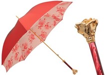 Pasotti Gold Rose Umbrella with Gift Box included New