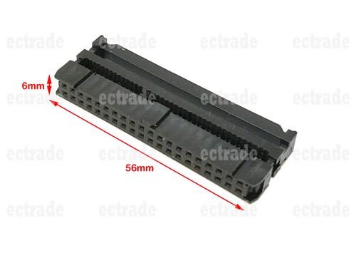 40 Pin (2x20) 2.54mm Pitch IDC Socket Connector Header Flat Ribbon Cable 10set - Afbeelding 3 van 4