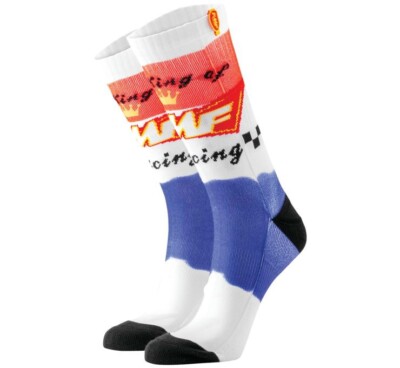 NEW FMF Racing King of Racing Crew Socks, 1 pair, one size