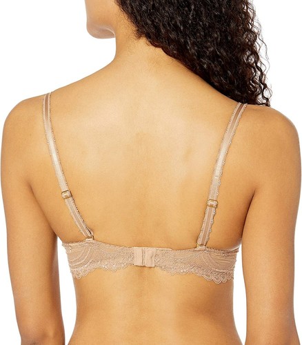 Reggiseno in pizzo convertibile Wacoal We119004 "Chrystalle" contorno distanziatore nuovo con etichette, beige, 30C - Foto 8 di 8