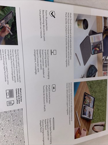 Logitech Combo Touch iPad Air 11” (M2) iPad Air 5th Gen - Picture 3 of 5