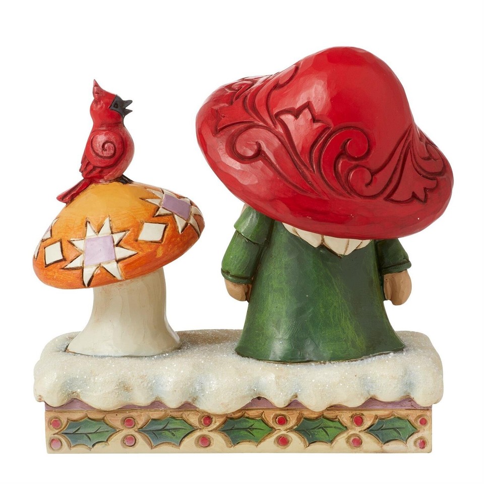 Enesco Jim Shore Heartwood Creek Santa Holding a Cardinal