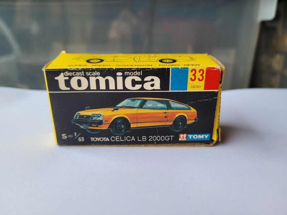 TOYOTAセリカ LB 2000GT NO33 Tomy Tomica Japan #33 Toyota Celica LB 2000GT Loose 1/63