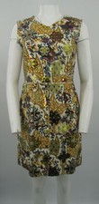 Marc Jacobs Floral Print and Sequin Embroidered Mini Dress sz 10