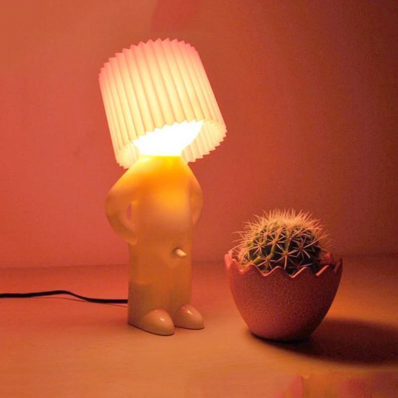 Mr.P A Little Shy Man LED Naughty Boy Lamp Reading Lights Bedside