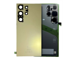 Back Cover Glass With Camera Lens Compatible For Samsung Galaxy S24 Ultra