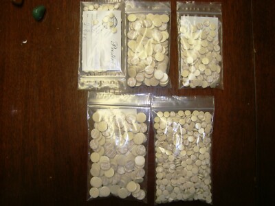 Clarinet pads assortment  pressed felt  lot of  200 pcs Prestini.