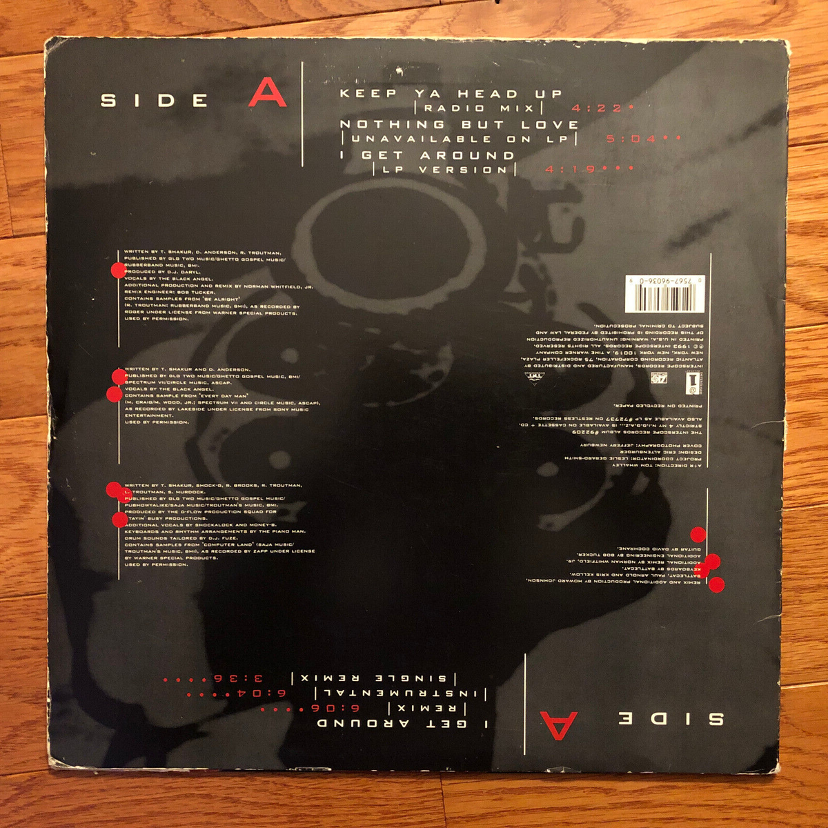 2Pac - I Get Around / Keep Ya Head Up / Nothing But Love 12
