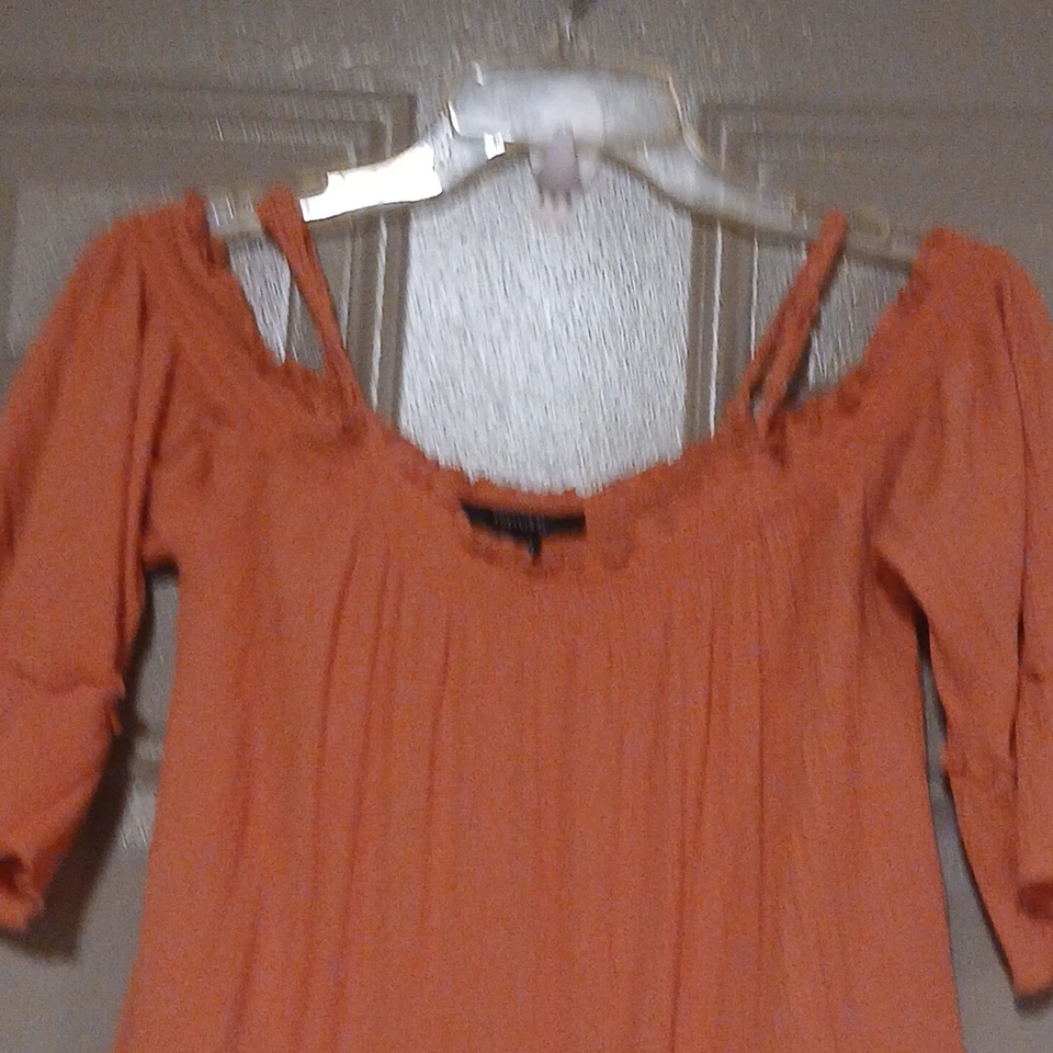 Forever 21 Dress Womens  Size L 3/4 Sleeve Shift Short  - Image 4 of 4