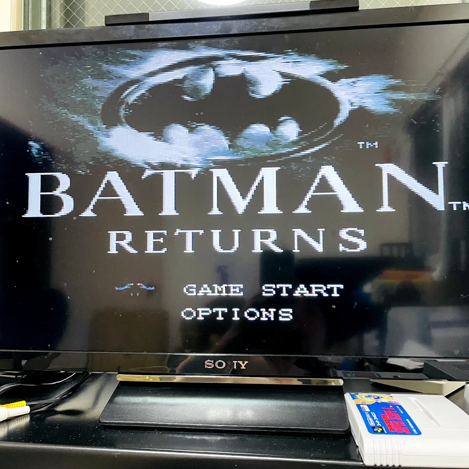 Batman Returns Nintendo Super Famicom Konami 1993 Japanese Version Action - Image 3 of 4
