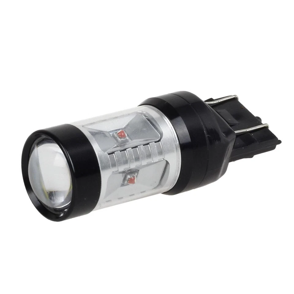 2 7443 7505 Doble Switchback Blanco/Amarillo LED Señal de giro Frontal Bombillas Foto 4 de 4