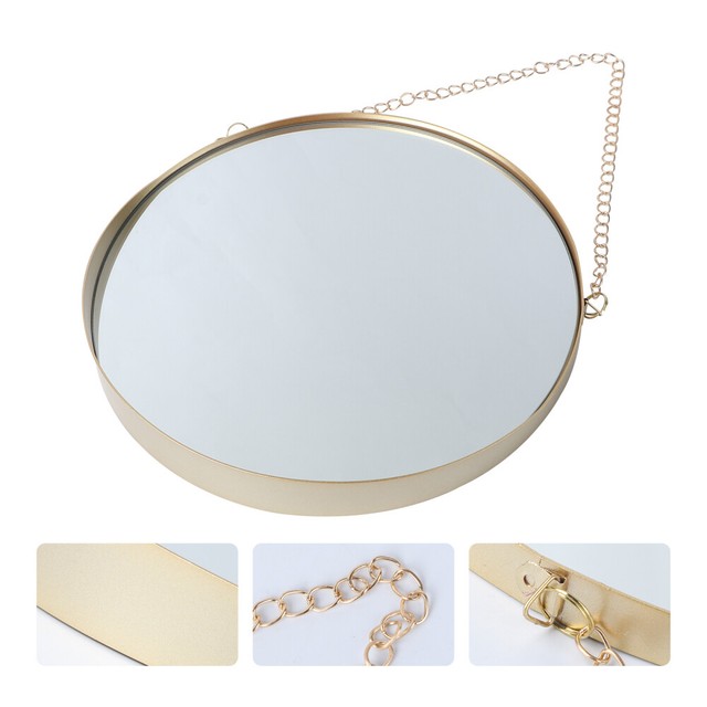 Decorative Hanging Wall Mirror Vintage Wall Mirror Round Makeup Mirror for Home Decorative Hanging Wall Mirror Vintage Wall Mirror Round Makeup Mirror for Home