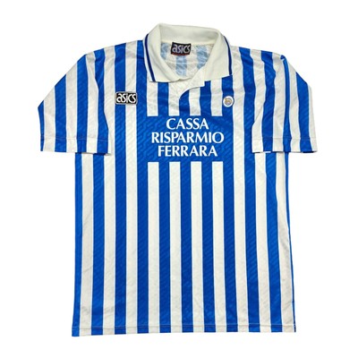 T-shirt Ultras Spal Ferrara Avec Blason De La Ville - J1531 - Bleu Ciel - Neuf Avec étiquettes